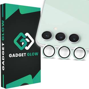 Gadget Glow Back Camera Lens Ring Guard Protector for Samsung Galaxy S23 FE 5G, Samsung S23 FE 5G, Green Camera Ring