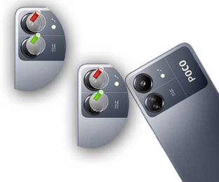 DAFFIN Back Camera Lens Glass Protector for POCO C65