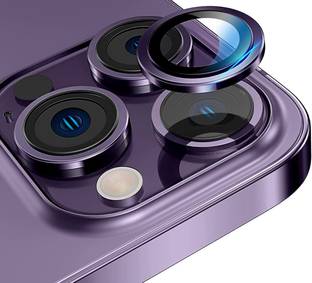 A3sprime Back Camera Lens Glass Protector for Apple iPhone 14 Pro, 14 Pro Max, (Color - Purple)