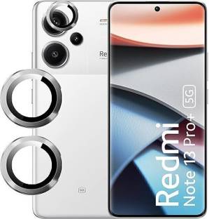 Caseworm Back Camera Lens Ring Guard Protector for Redmi Note 13 Pro Plus-Silver
