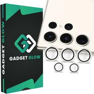 Gadget Glow Back Camera Lens Ring Guard Protector for Samsung Galaxy S23 Ultra 5G, Samsung S23 Ultra 5G, SIlver Camera Ring