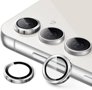 prozzile Back Camera Lens Glass Protector for Samsung Galaxy S23 FE, 9H Tempered Glass Metal Individual Ring Cover, HD Clear