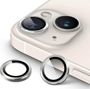 PUNAK Back Camera Lens Glass Protector, Camera Lens Ring Guard Protector for Apple iPhone 13, Apple iPhone 13 Mini