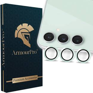 ArmourPro Back Camera Lens Ring Guard Protector for Samsung Galaxy S23 FE 5G, Samsung S23 FE 5G, Green Camera Ring