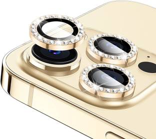 VOSKI Back Camera Lens Ring Guard Protector for iPhone 11 Pro Diamond Stone Aluminum Alloy Camera Lens Protector
