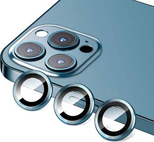 AEkert Back Camera Lens Glass Protector for iPhone 12 Pro (Pacific Blue)