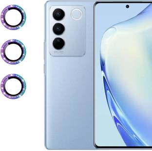 ONCRAVES Back Camera Lens Ring Guard Protector for vivo V27 Pro. Rainbow