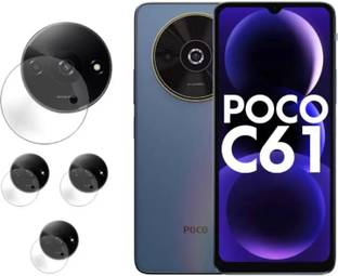 DB Back Camera Lens Glass Protector for POCO C61 CAMERA LENS ( PACK OF 4)