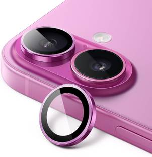 SCRENZO Back Camera Lens Ring Guard Protector for iPhone 16/ iPhone 16 Plus, AR+AF Camera Ring For iPhone 16/ 16 Plus