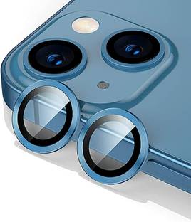Bnny Camera Lens Protector for Apple iPhone 13 Mini Camera Lens With Inbuilt Tempered Glass Aluminium Alloy Metal Ring Scratch proof Very Easy To Install With Ultra Protection