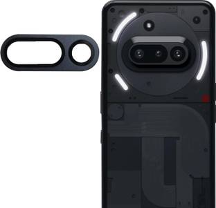Oncraves Back Camera Lens Ring Guard Protector for Nothing Phone (3a), Metal Finish Frame