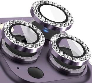 A3sprime Back Camera Lens Glass Protector for Apple iPhone 14 Pro, 14 Pro Max, (Color - Purple)