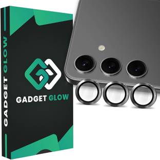 Gadget Glow Back Camera Lens Ring Guard Protector for Samsung Galaxy S24 5G, Samsung S24 5G, Black Camera Ring
