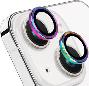 VOSKI Back Camera Lens Ring Guard Protector for iPhone 13 Aluminum Alloy Camera Lens Protector 9H Hardness