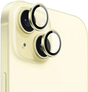 CASENED Back Camera Lens Ring Guard Protector for iPhone 15 / iPhone 15 Plus