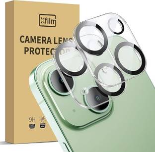 Xfilm Back Camera Lens Glass Protector for Iphone 15 /15 plus 2 pack