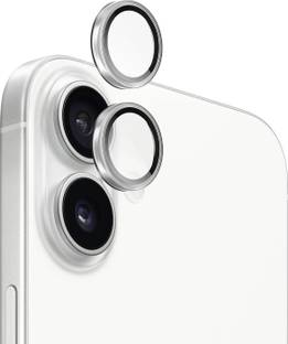 GRIPP Back Camera Lens Ring Guard Protector for Apple iPhone 16 | iPhone 16 Plus (Silver)