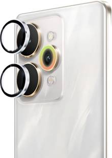 SCRENZO Back Camera Lens Ring Guard Protector for Realme 15 Pro 5G, Silver Camera Ring For realme 15 Pro 5G