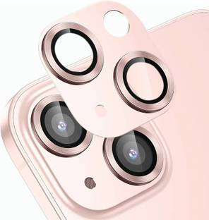 Mobilive Back Camera Lens Ring Guard Protector for iPhone 13 Edge to Edge Metal Protection, HD Clear, 9H Hardness