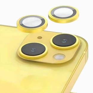 Proxel Back Camera Lens Ring Guard Protector for iPhone 14, Yellow Camera Ring For iPhone 14