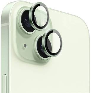 CASENED Back Camera Lens Ring Guard Protector for iPhone 15 / iPhone 15 Plus