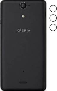 LIGHTWINGS Back Camera Lens Glass Protector for Camera lens protector for Sony Xperia V Pack of 3