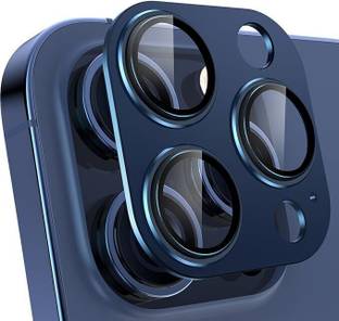 casual need Back Camera Lens Glass Protector for iPhone 15 Pro / iPhone 15 Pro Max Metal Individual Lens Blue