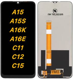 NRTELECOM IPS LCD Mobile Display for OPPO & REALME A15, A15S, A16K, A16E, C11, C12, C15 HD+ Display, 500+ Lightning
