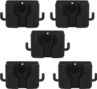 Flipkart SmartBuy Wall Mount Phone Holder Mobile Charging Stand With 2 Hook Remote Stand Pack OF 5 Mobile Holder