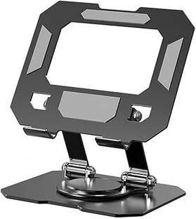 ESN 999 Aluminium Tablet Stand Rotating Base Foldable Compatible For 4-13 Inch Ipad/ Mobile Holder