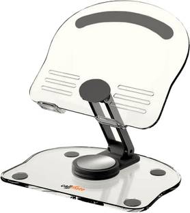 Callmate C-Thru 360° Rotating Tablet Stand Holder, Foldable & Adjustable for Tab & More Mobile Holder