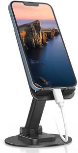 Zohlo Adjustable Cell Phone Stand, Height Adjustable Fully Foldable Portable Dock Tripod, Tripod Kit, Tripod Bracket