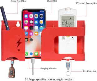 Expro Multipurpose Charging pad with Remote holder, Pen Stand and Key Chain Holder Mobile Holder