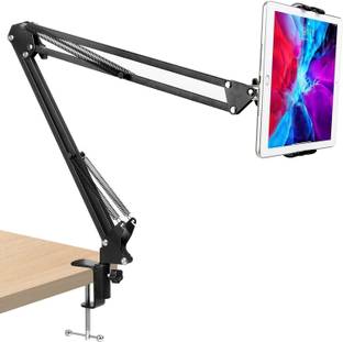 Hold up Tabletop Metal Stand Tablet Adjustable Multi-Angle Long Arm-Device Mobile Holder