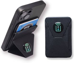 Swap-n-Snap Snapwallet NFC Leather Magsafe Card Holder & Stand Mobile Holder
