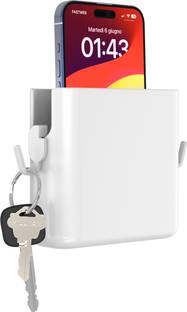 ELV DIRECT NEW Wall Mount Mobile Stand/Multi-Purpose Stand for Phone Charging (White) Mobile Holder