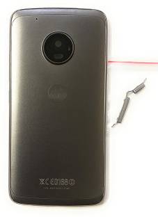 VRAVMO MOTOROLA MOTO G5 PLUS (GREY) Back Panel
