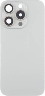 Spares4ever iPhone 15 Pro Titanium Replacement Glass with Camera Lens and Magsafe Magnet Back Panel