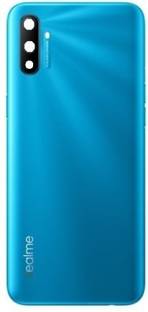 SPAREWARE REALME Back Door Panel Back Body Housing Panel Back Glass Body Realme C3 : Blue Back Panel