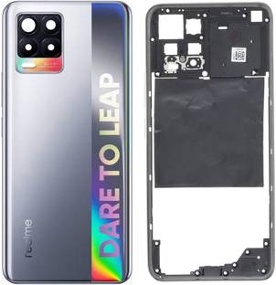 Flipkart SmartBuy Realme 8 (Housing Body) with Middle Ring Camera Ring Lens Back Panel