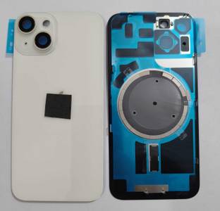 SPAREWARE Apple With Wireless Magnet Camera Glass Lens iPhone 14 -White Back Panel