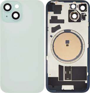 Spares4ever iPhone 15 Green Replacement Glass with Camera Lens and Magsafe Magnet Back Panel