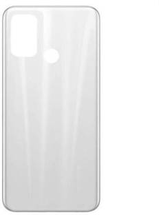 Avaxon Mobile Back Panel With Logo/ check model properly/Compatible-A53: White Back Panel