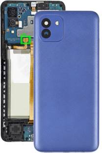 SPAREWARE Samsung Galaxy A03 : Blue (WITH ALL BRAND LOGO) Back Panel