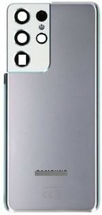 SPAREWARE Samsung Samsun S21 Ultra-Silver (WITH CAMERA LASS LENS) Back Panel