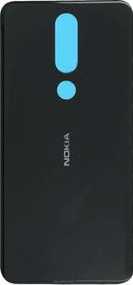 HQP for Nokia 5.1 Plus / Nokia X5 ( TA-1120, TA-1105, TA-1102 ) [ With Brand LOGO & Pre Installed Adhesive Tape ] Battery Back Glass Door Replacement Back Panel
