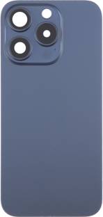 Spares4ever iPhone 15 Pro Blue Replacement Glass with Camera Lens and Magsafe Magnet Back Panel