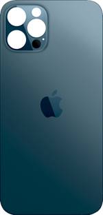 HQP for Apple iPhone 12 Pro ( A2407 / A2341 / A2406 / A2408 ) [ With LoGo & Pre Installed Adhesive Tape ] Battery Back Glass Door Replacement Back Panel