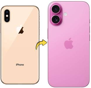 Hespa iPhone XS to iPhone 16 Full Body Housing Converter Kit Include Battery Adhesive & Waterproof Seal - Full Panel