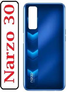 Purplesavvy REALME NARZO 30 4G BLUE PANEL Back Panel